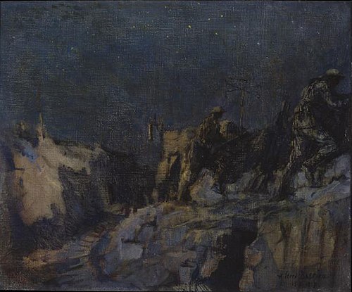 Gas Outpost, 1918, Alfred Bastien