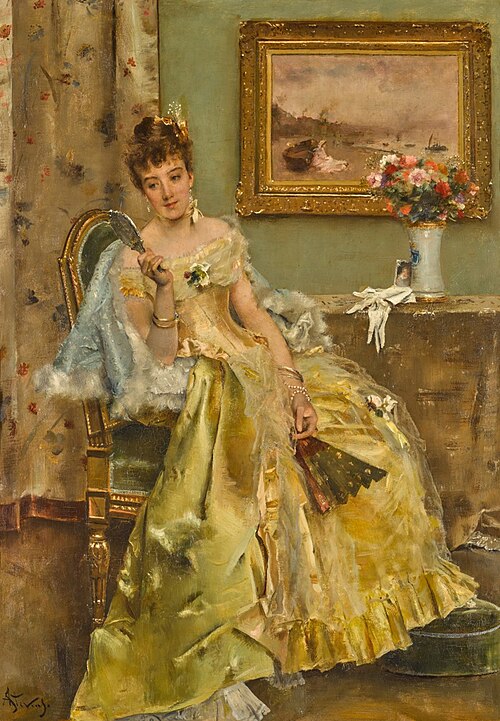 Coquetry, , Alfred Stevens
