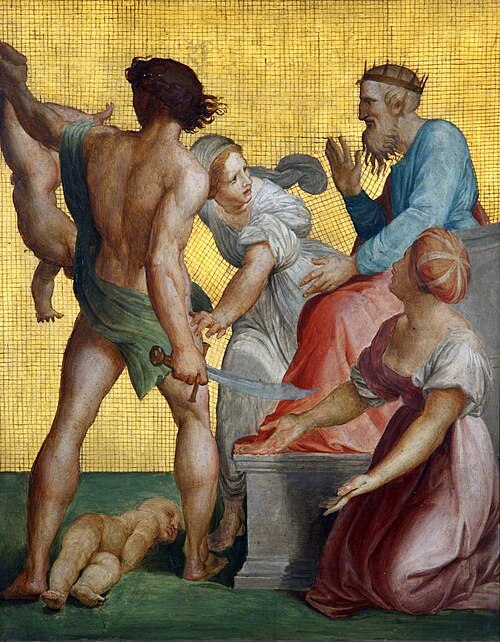 The Judgement of Solomon (copy after Raphael), 1853, Alfred Stevens