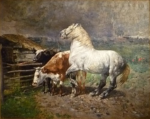 Thunderstorm, , Alfred Verwée