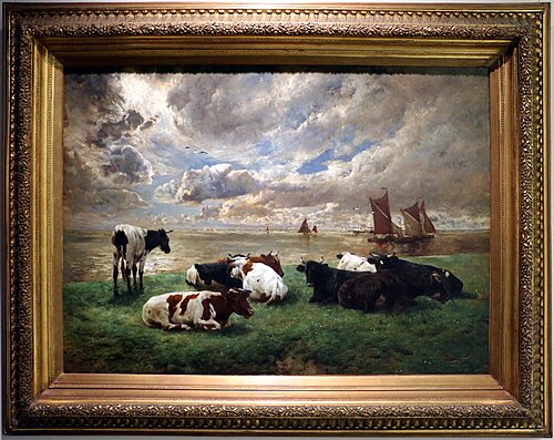 l'embouchure de l'Escaut, 1880, Alfred Verwée
