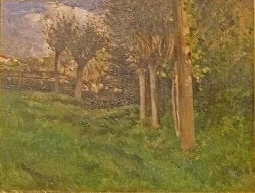 Shaded corner near a Dykel, , Alfred Verwée