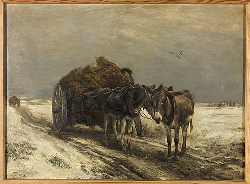 Ezels, , Alfred Verwée