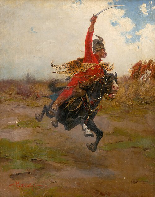 Jazdecká bitka, 1890, László Pataky