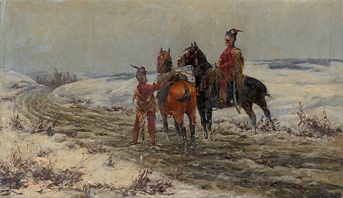 Kuruci na koňoch, 1880, László Pataky