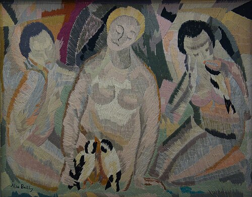 Baigneuses aux oiseaux, 1922, Alice Bailly