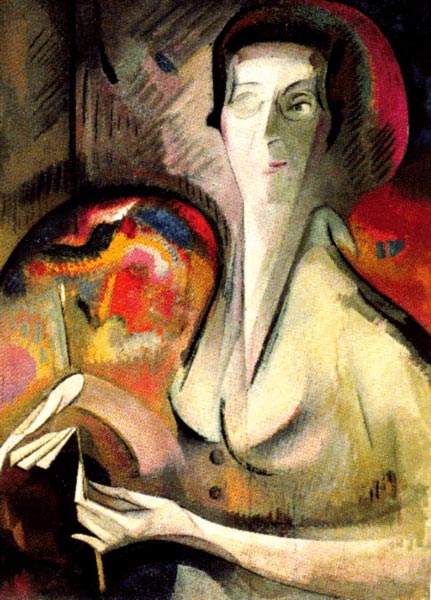 Self-portrait, 1917, Alice Bailly