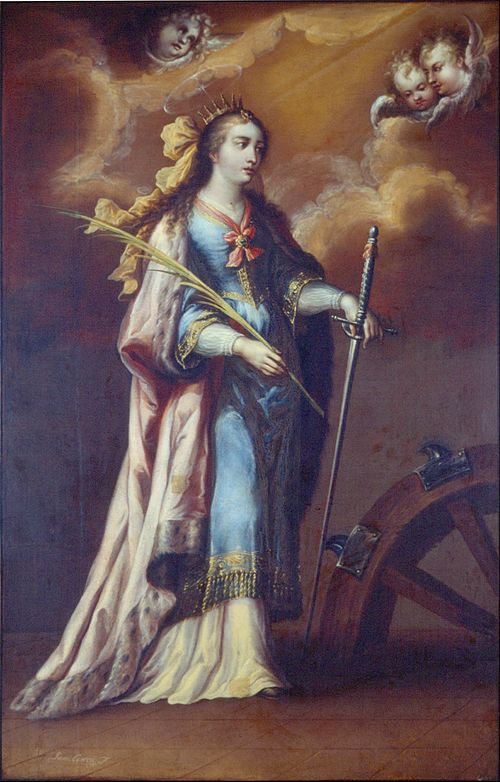 Saint Catherine of Alexandria, 1700, Juan Correa