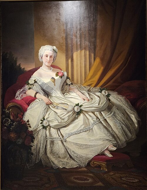 Retrato da Condessa de Farrobo, D. Madalena, 1860, José Rodrigues