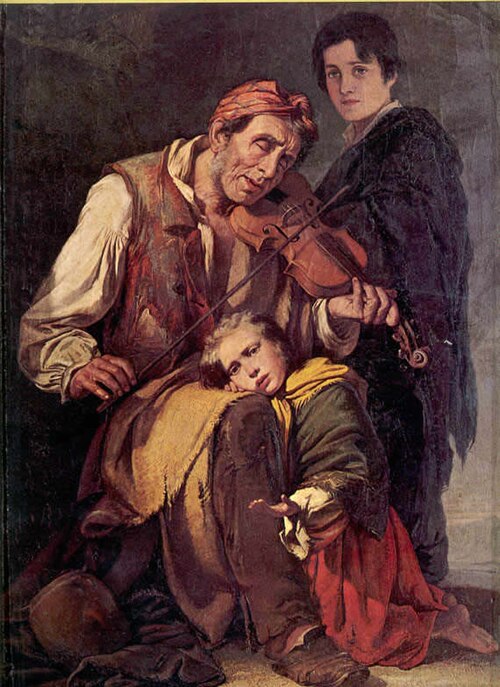 O Pobre Rabequista, 1855, José Rodrigues