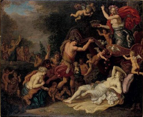 Bacchus and Ariadne, 1650, Pieter Thijs