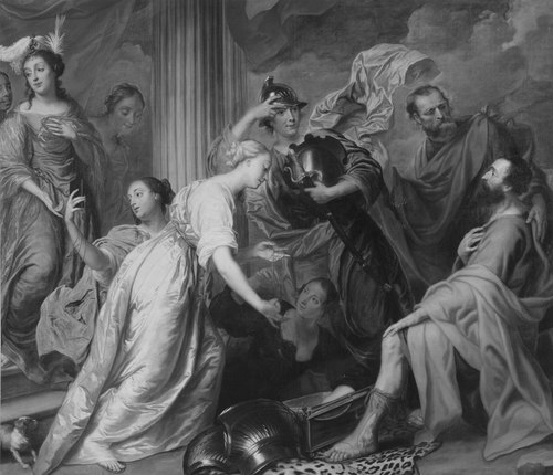 Achille reconnu par Ulysse à la cour de Lycomède, , Pieter Thijs
