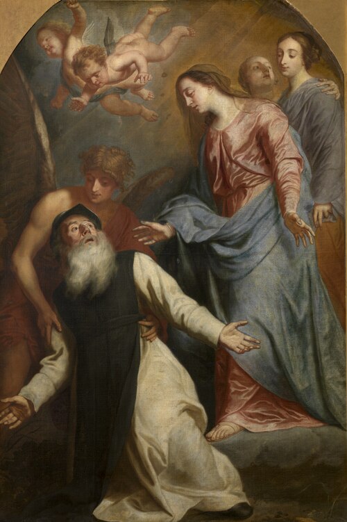 Mary Appears to Saint William of Aquitaine, , Pieter Thijs