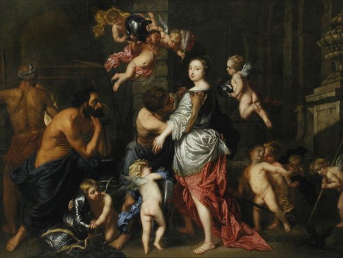 Venus in the Forge of Vulcan, 1700, Pieter Thijs