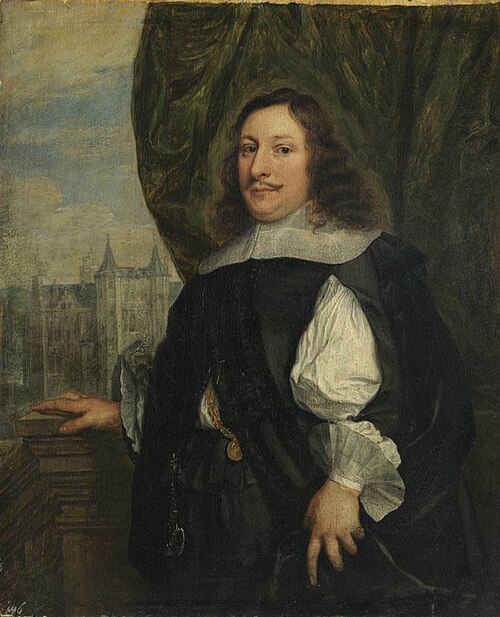 Portrait de David II Teniers, 1659, Pieter Thijs