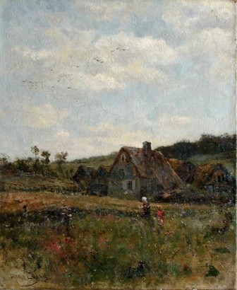 Mother and Daughter in the Field, , Allan Edson