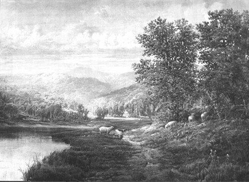 A Scene in the White Mountains, 1873, Allan Edson