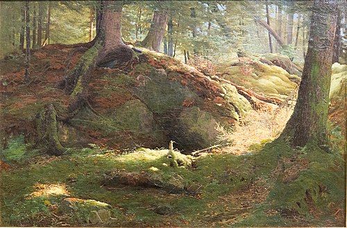 Au fond des bois, 1870, Allan Edson
