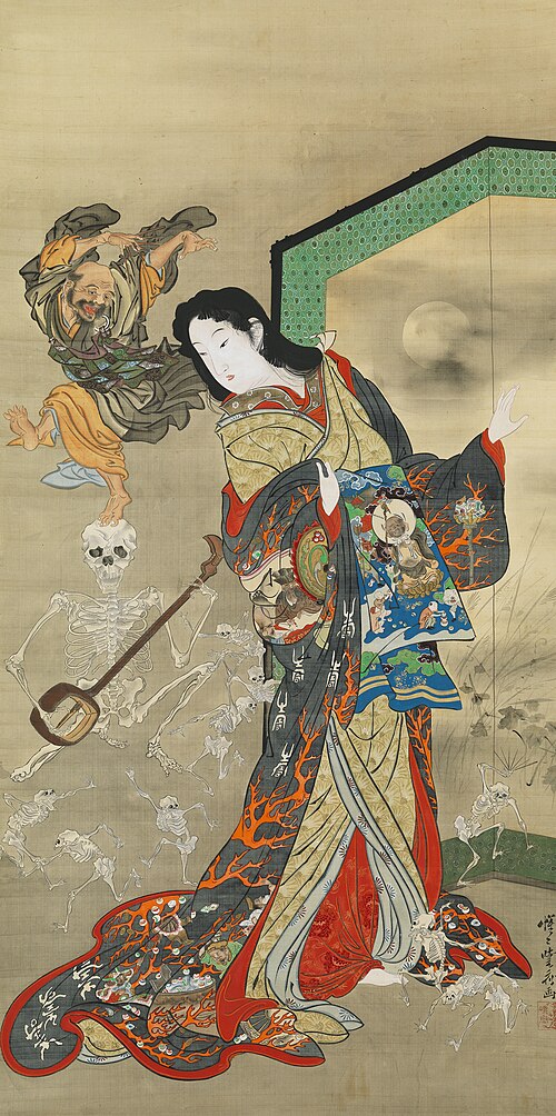 Hell Courtesan, 1800, Kawanabe Kyōsai