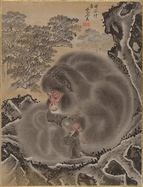 Monkeys, 1888, Kawanabe Kyōsai