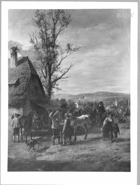 Landschaft mit Landsknechten, 1904, Alfred Friedländer