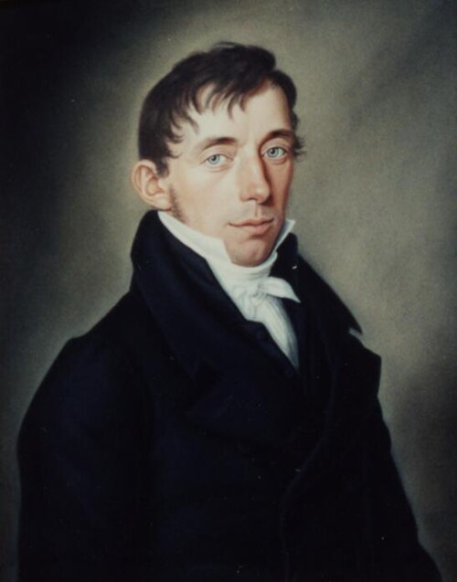 Portret van Aries Nanning Dijkhuizen (1773-1850), schout en burgemeester van Slochteren, 1817, Wessel Lubbers
