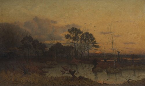 Fen in the Kempen, 1878, Alphonse Asselbergs