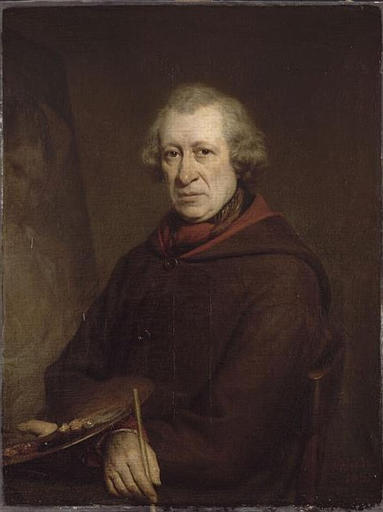 Le peintre François Souchon, ancien directeur de l'Ecole de peinture de Lille, 1851, Alphonse Colas