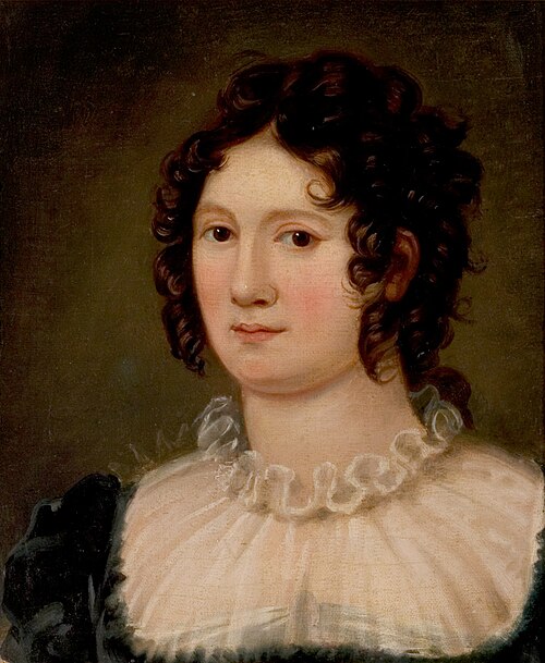 Portrait of Claire Clairmont, 1819, Amelia Curran