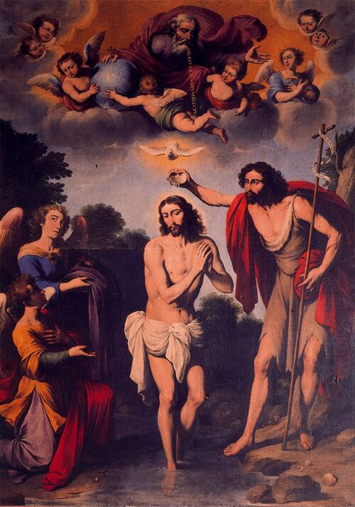 Battesimo di Cristo, 1653, Ignacio de Ries