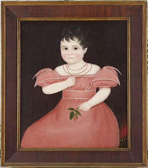 Girl in Pink, 1832, Ammi Phillips