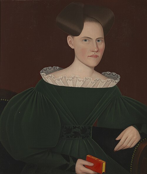 Portrait of Helen (Lena) Ten Broeck, 1834, Ammi Phillips