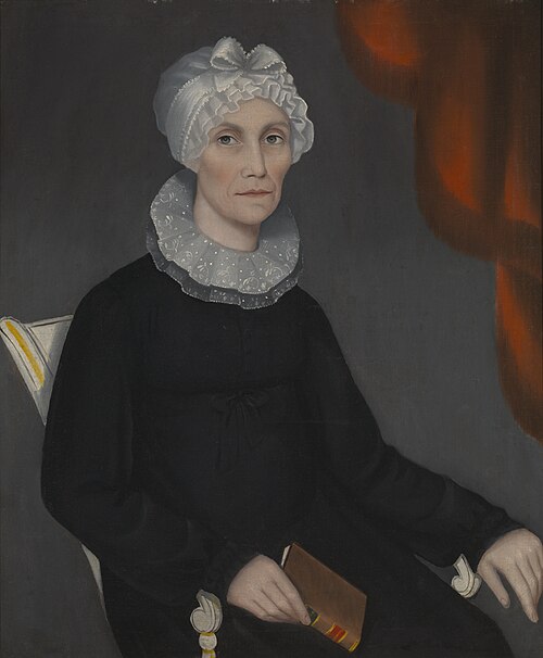 Portrait of Mrs. Robinson, 1819, Ammi Phillips
