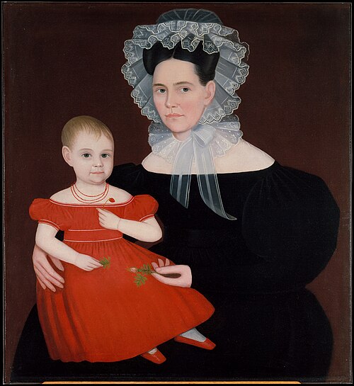 Mrs. Mayer and Daughter, 1837, Ammi Phillips