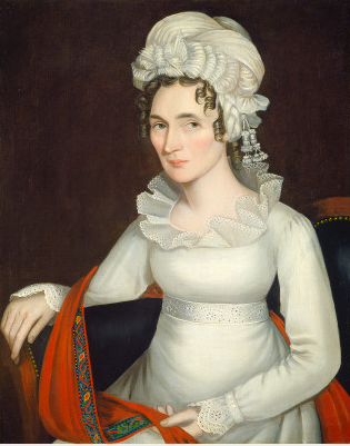 Lady in White, 1820, Ammi Phillips