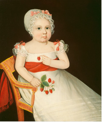 The Strawberry Girl, 1830, Ammi Phillips