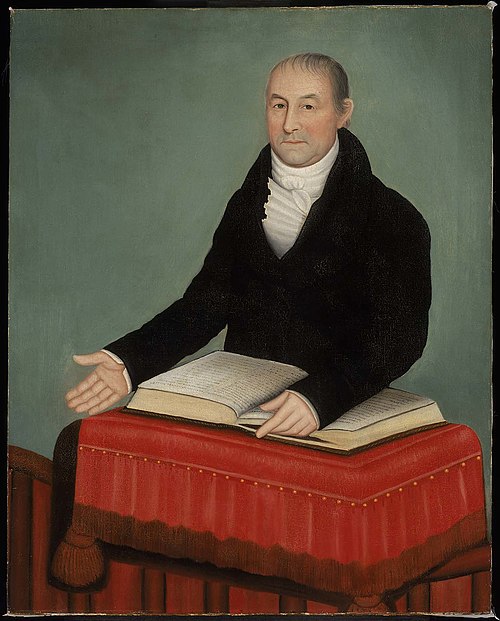 Reverend Jonas Coe, 1820, Ammi Phillips