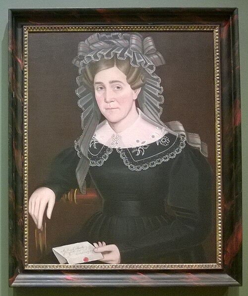 Portrait of Hannah Bassett, 1830, Ammi Phillips