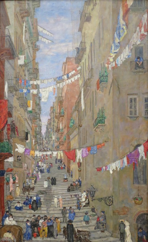Palonetto, Sta. Lucia, Naples, 1909, Anders Castus Svarstad