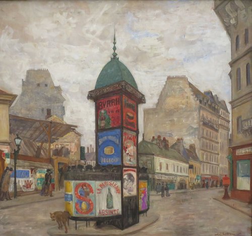 Street in Bruges, 1910, Anders Castus Svarstad
