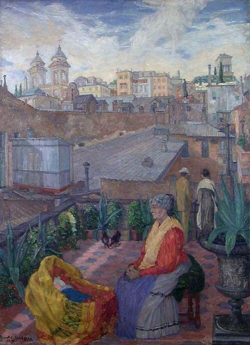 From a Terrace in Rome, 1913, Anders Castus Svarstad