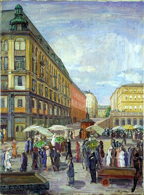Youngstorget, 1927, Anders Castus Svarstad