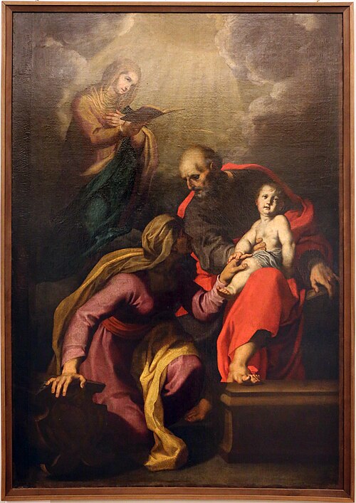 natività di maria coi ss. giovacchino ed anna, , Andrea Lilio