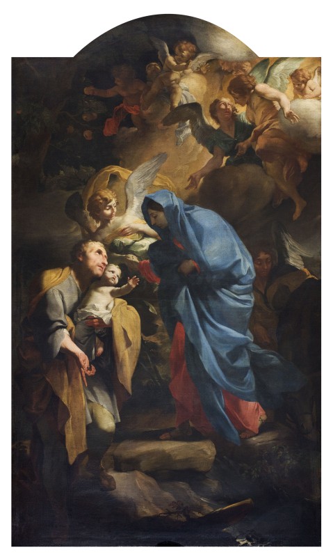 La Sainte Famille, 1675, Andrea Lanzani