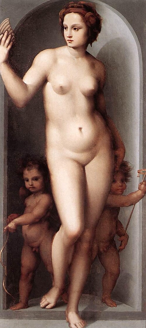 Vénus avec deux amours, 1520, Andrea Piccinelli