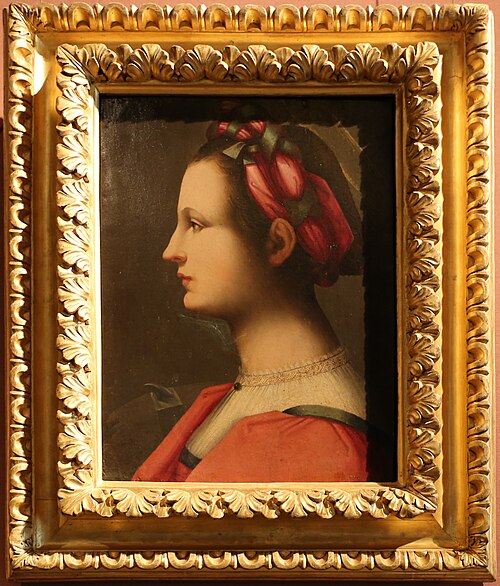 Portrait of a young woman as Saint Catherine of Alexandria, 1600, Andrea Piccinelli