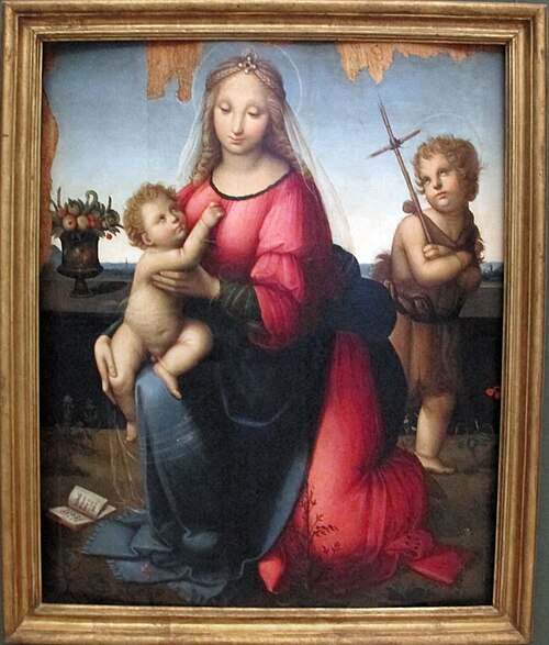 Madonna mit Kind  und  St. Johannes, 1517, Andrea Piccinelli