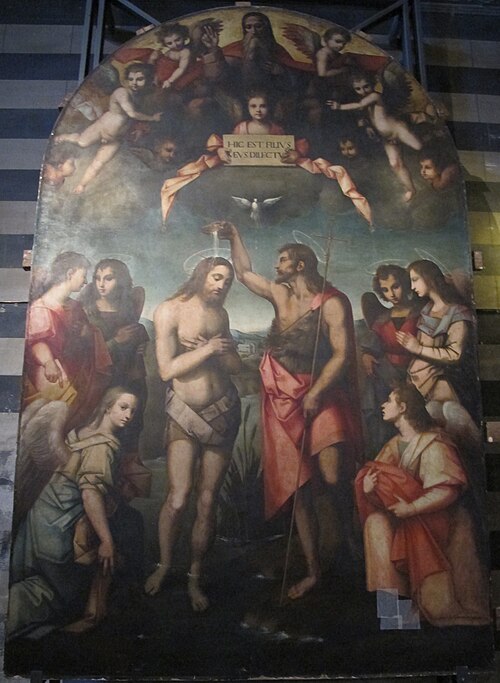 Baptism of Christ, 1524, Andrea Piccinelli
