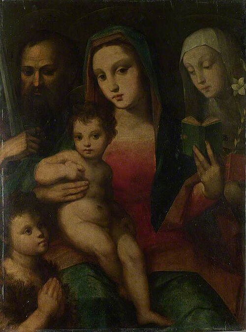 The Madonna and Child with Saints, 1525, Andrea Piccinelli