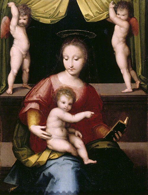 The Madonna and Child with Putti, 1514, Andrea Piccinelli